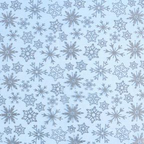 Organza sneeuwvlokken – lichtblauw, 