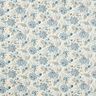 Katoenpopeline Delicate paisleybloemen – creme/babyblauw,  thumbnail number 1