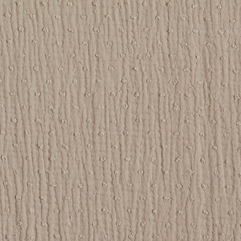 Mousseline Dobby – licht taupe,  image number 1