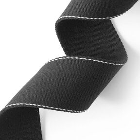 Tassenband gerecycled - zwart, 