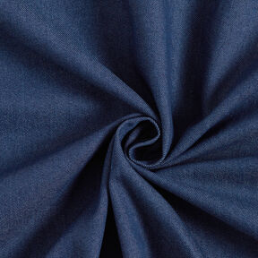 Katoen-denim stretch medium – marineblauw, 