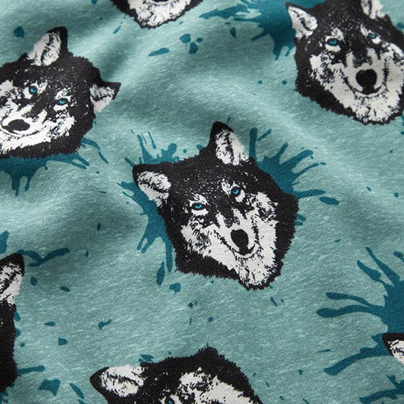 Alpenfleece Wolf  – petroleum,  image number 2