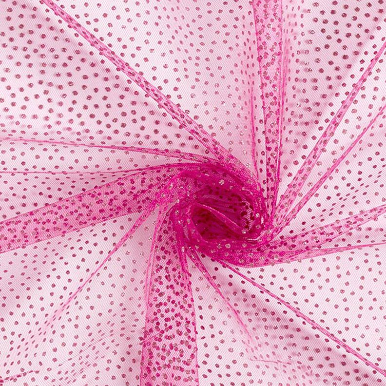 Glitzertüll Minipunkte – pink,  image number 1