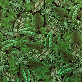 Decoratiefluweel Premium Planten struikgewas – groen, 