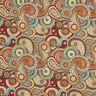 Decostof Gobelin abstracte paisley – lichtbeige/karmijnrood,  thumbnail number 1