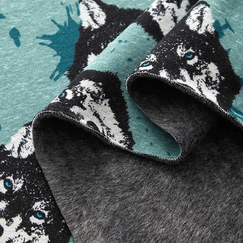 Alpenfleece Wolf  – petroleum,  image number 3