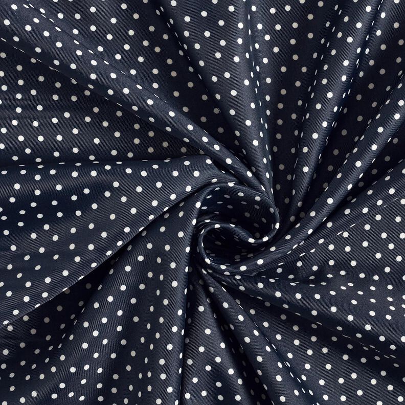 Voeringstof Polkadots – marineblauw,  image number 3