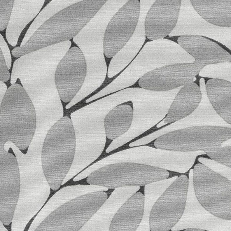 Decostof Canvas Wazige bladeren – nevelgrijs/grijs,  image number 5