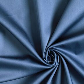 Katoensatijn Effen – jeansblauw, 