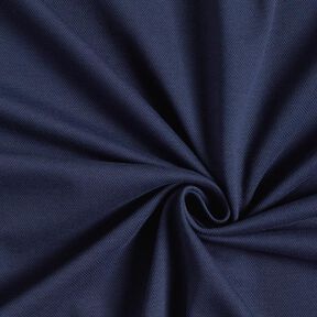 Katoenjersey Piqué fijn – marineblauw, 