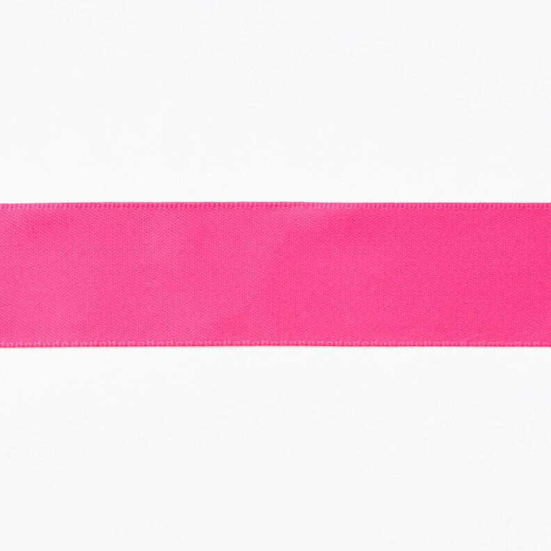 Satijnband [25 mm] – intens roze,  image number 1