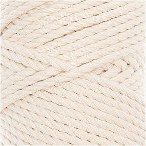 Creative Cotton Cord Skinny macramé-garen [3mm] | Rico Design – natuur, 