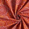 Katoen cretonne Mandala-collage – terracotta,  thumbnail number 3