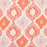 Katoenvoile Ikat-look – beige/oranje,  thumbnail number 1