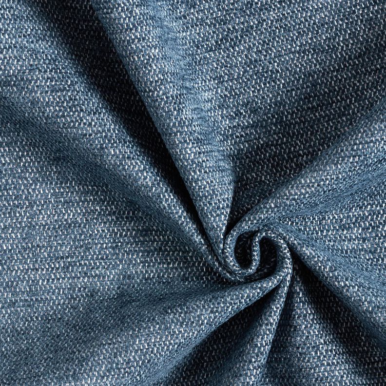 Bekledingsstof Chenille Mix – blauw/zilvergrijs,  image number 1