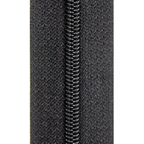 Eindeloze ritssluiting [5 mm] Kunststof – zwart, 