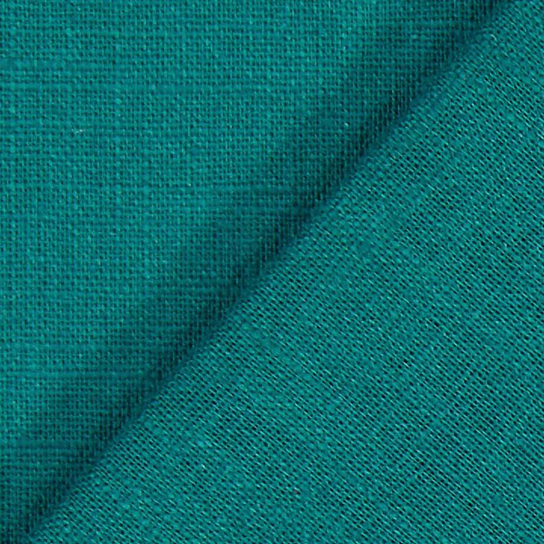 Linnen stof Ramee mix medium – blauwe spar,  image number 4