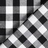 Katoenen stof Vichy ruit 1,7 cm – zwart/wit,  thumbnail number 4