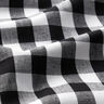 Katoenen stof Vichy ruit 1,7 cm – zwart/wit,  thumbnail number 2