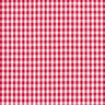 Katoenen stof Vichy ruit 0,5 cm – rood/wit,  thumbnail number 1