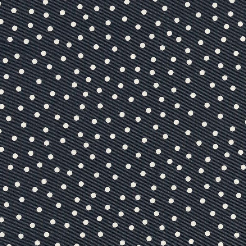 Voeringstof Polkadots – marineblauw,  image number 1