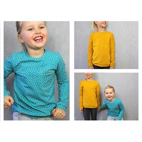 BENTE - sweater met borstzak, voor kinderen, Studio Schnittreif | 86 - 152, 