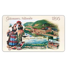 Nostalgiebox 1895 naaigarenenset allesnaaier [ 100m | 48 Stuk | 22 x 19 x 2 cm ] | Gütermann creativ, 