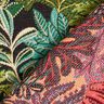 Decostof Jacquard Junglebladeren – zwart/groen,  thumbnail number 4