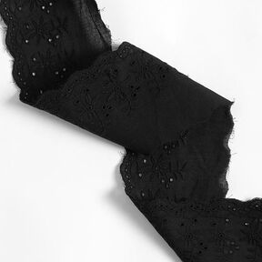 Festonkant tuinbloem [90mm] - zwart, 