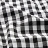 Katoenen stof Vichy ruit 1 cm – zwart/wit,  thumbnail number 2