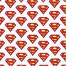 Katoenpopeline Superman-logo Licentiestof | DC Comics – wit,  thumbnail number 1