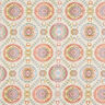 Decostof Jacquard bloementapijt – lichtbeige,  thumbnail number 1