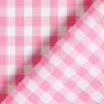 Katoenen stof Vichy ruit 1 cm – roze/wit,  thumbnail number 4