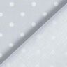 Katoenen stof Cretonne Stippen – wit/zilvergrijs,  thumbnail number 4