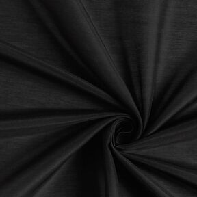 Superlicht katoen-zijdeweefsel Voile – zwart, 