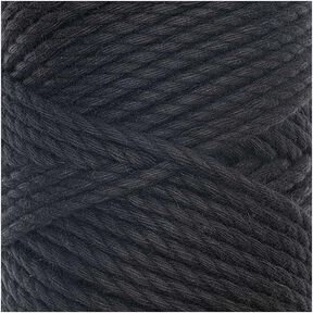 Creative Cotton Cord Skinny macramé-garen [3mm] | Rico Design – zwart, 