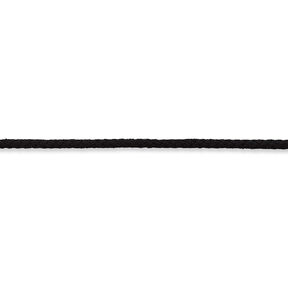 Katoenen koord [Ø 3 mm] – zwart, 