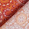 Katoen cretonne Mandala-collage – terracotta,  thumbnail number 4