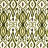 Viscose satijn Ikat-patroon – wit/pistache,  thumbnail number 1