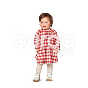 babyjurk | blouse | broek, Burda 9348 | 68 - 98, 