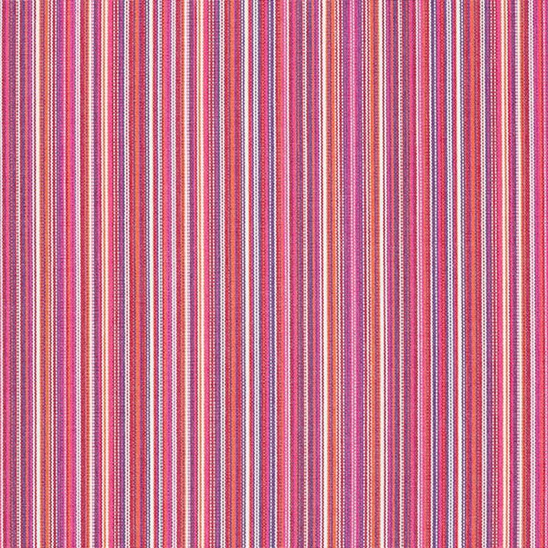 Luifelstof Fijne strepen – intens roze/lila,  image number 1