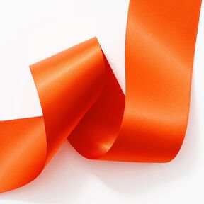 Satijnband [50 mm] – oranje, 