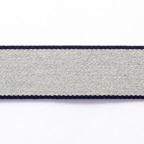 Riemband [ 3,5 cm ] – marineblauw/grijs, 