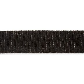 Tassenband [ 30 mm ] – zwart/goud, 