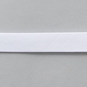 Biasband Biologische katoen [20 mm] – wit, 