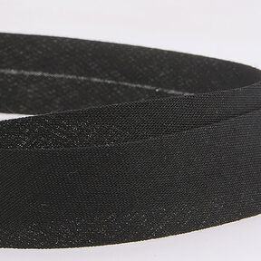 Biasband Polycotton [20 mm] – zwart, 