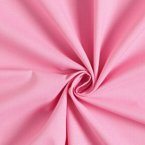 Katoenen stof Cretonne Effen – roze, 