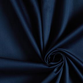 Katoensatijn Effen – zwart blauw, 