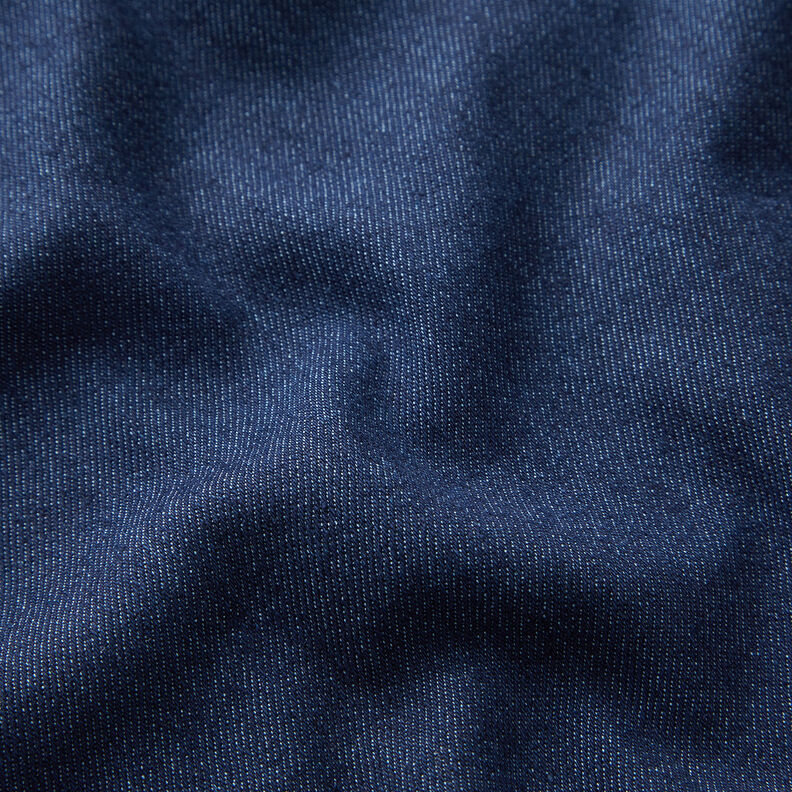 Katoen-denim stretch medium – marineblauw,  image number 2