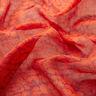 Viscose chiffon bloemenornamenten – rood/karmijnrood,  thumbnail number 2